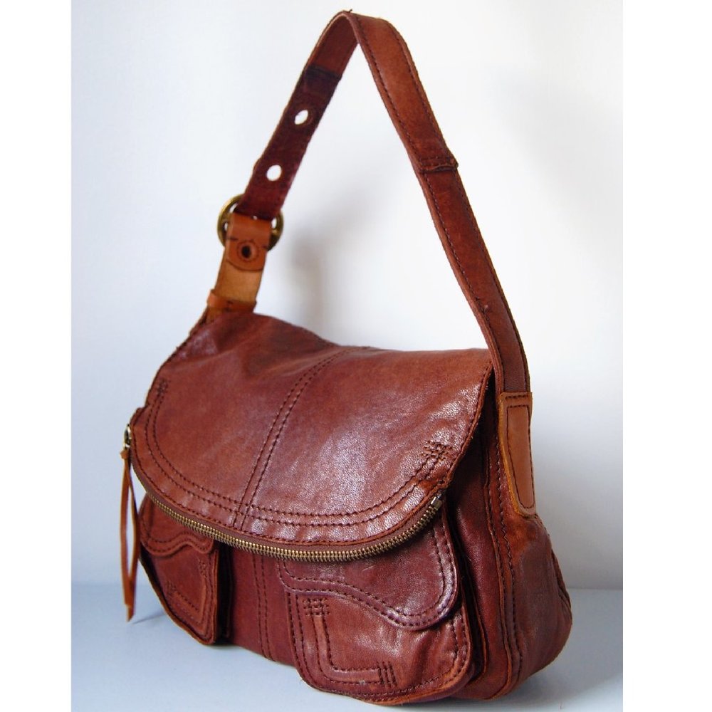 Lucky Brand Leather "Stash" Bag
